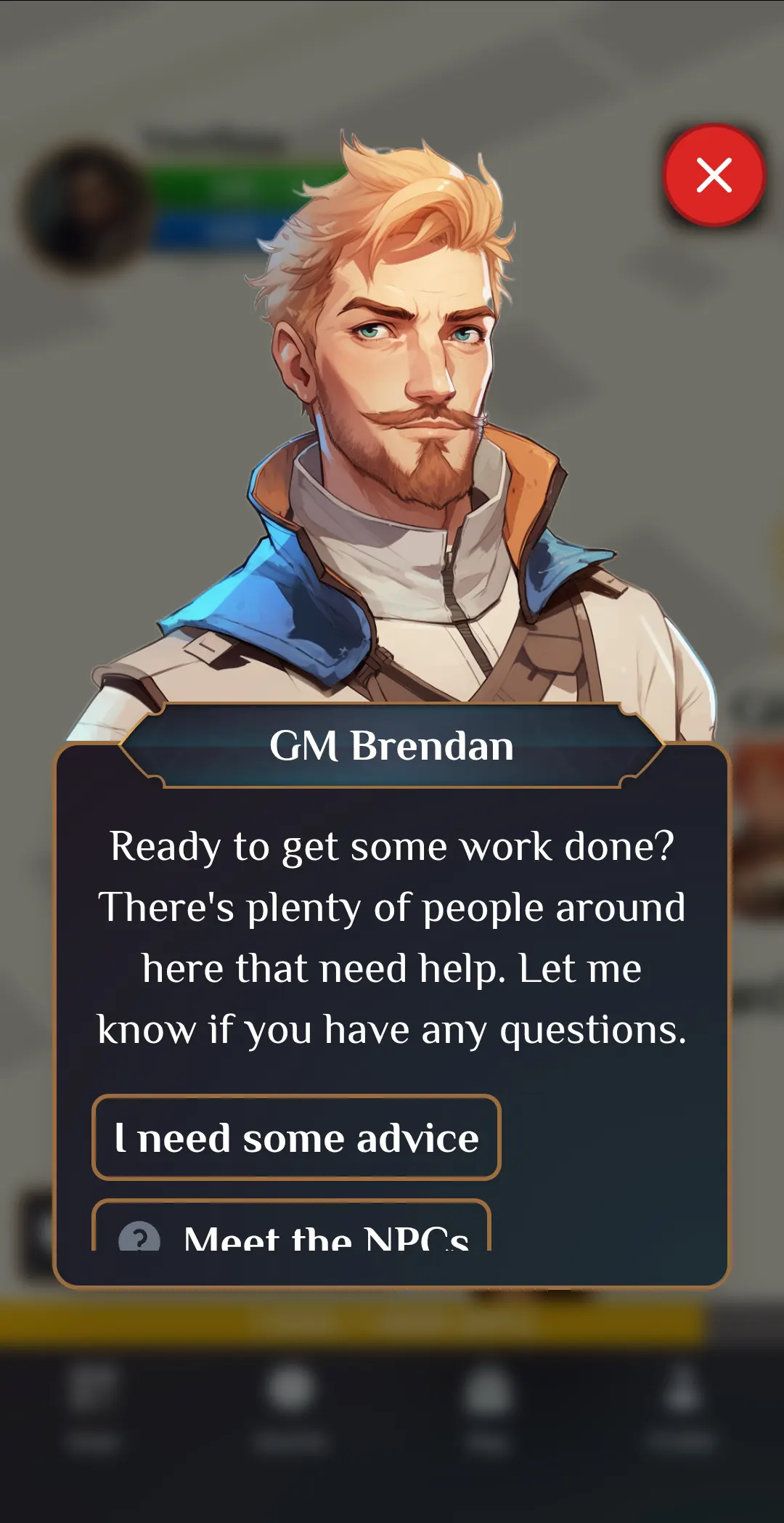 EarthMMO NPC interaction