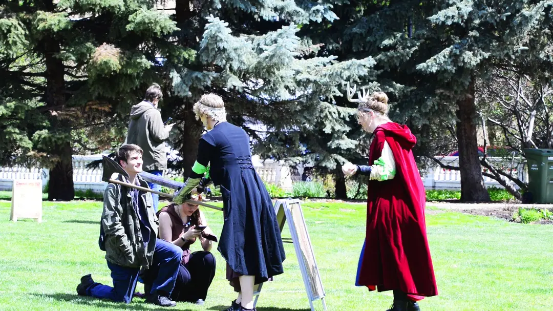 Players are dubbed as knights by one of the event NPCs